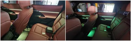 토레스T7 엠비언트작업 실내무드조명튜닝 / 고양, 일산, 김포, 파주