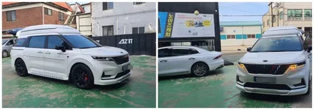 카니발 엔진오일교환 순환식으로 엔진속 청소와 잔유제거까지 진행 / 고양, 일산, 김포, 파주