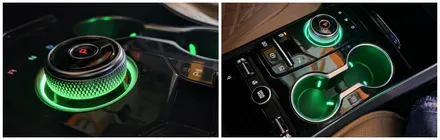 k5dl3 led튜닝 앰비언트무드램프 조그다이얼과 컵홀더에 시공 / 고양, 일산, 김포, 파주
