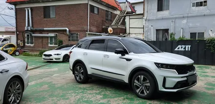 쏘렌토mq4 엠비언트라이트 실내갬성튜닝 컵홀더&조그다이얼무드램프 시공 / 고양, 일산, 김포, 파주