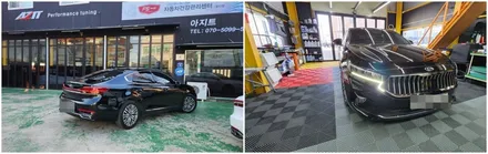 k7프리미어 엠비언트라이트 순정연동으로 실내무드조명튜닝 / 고양, 일산, 김포, 파주