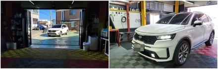 쏘렌토MQ4디젤시그니처  엠비언트라이트 순정연동작업 / 고양, 일산, 김포, 파주