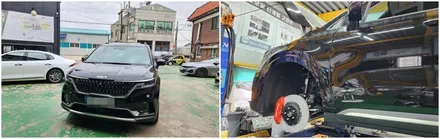 카니발KA4 네오테크4pEX 브레이크튜닝으로 순정브레이크의 부족한 제동력 향상 / 고양, 일산, 김포, 파주