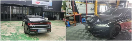 k5dl3 포인트무드등 기어다이얼,컵홀더,풋등까지 순정연동으로 작업 / 고양, 일산, 김포, 파주