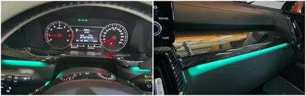 쏘렌토 프레스티지 엠비언트라이트 순정연동으로 풋등까지 시공 / 고양, 일산, 김포, 파주