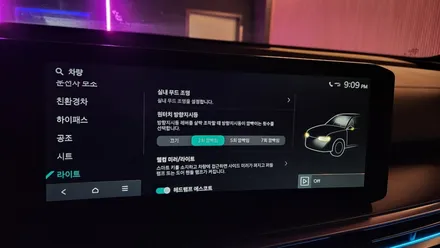 더뉴쏘렌토 하이브리드 노블레스에 분위기 있는 엠비언트가 생겼어요 / 고양, 일산, 김포, 파주