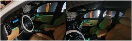 쏘렌토MQ4디젤시그니처  엠비언트라이트 순정연동작업 / 고양, 일산, 김포, 파주