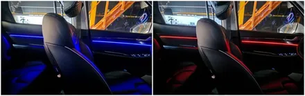 팰리세이드 엠비언트라이트 순정내비모니터연동시공 / 고양, 일산, 김포, 파주