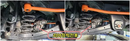 쏘렌토mq4 하체보강 언더바,스트럿바&노이즈캐쳐 장착으로 주행성능과 승차감향상 / 고양, 일산, 김포, 파주