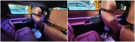 토레스T7 엠비언트작업 실내무드조명튜닝 / 고양, 일산, 김포, 파주