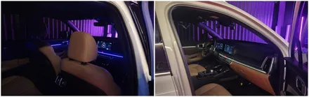 더뉴쏘렌토가솔린노블레스 감성튜닝 엠비언트무드램프 작업했습니다 / 고양, 일산, 김포, 파주