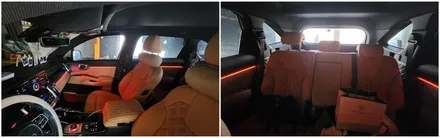 쏘렌토MQ4디젤시그니처  엠비언트라이트 순정연동작업 / 고양, 일산, 김포, 파주