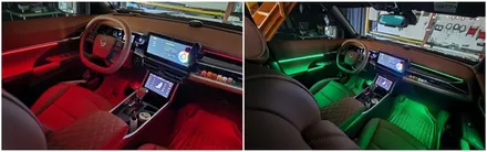 토레스T7 엠비언트작업 실내무드조명튜닝 / 고양, 일산, 김포, 파주