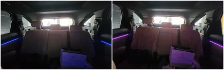 쏘렌토MQ4디젤시그니처  엠비언트라이트 순정연동작업 / 고양, 일산, 김포, 파주