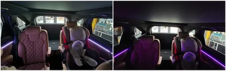 쏘렌토mq4 하이브리드 노블레스 순정연동엠비언트 실내무드조명튜닝 / 고양, 일산, 김포, 파주