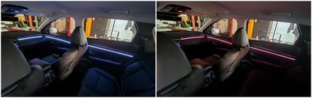 투싼nx4 엠비언트라이트 실내무드조명튜닝 순정연동시공 / 고양, 일산, 김포, 파주