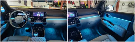 쏘렌토mq4엠비언트무드램프 실내무드조명튜닝 노블레스작업 / 고양, 일산, 김포, 파주