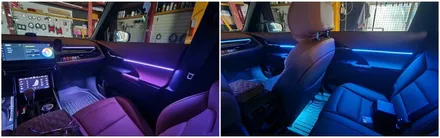 토레스T7 엠비언트작업 실내무드조명튜닝 / 고양, 일산, 김포, 파주