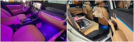 쏘렌토 시그니처 실내무드등튜닝 엠비언트라이트작업 / 고양, 일산, 김포, 파주