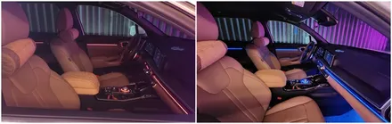 실내갬성튜닝 더뉴쏘렌토노블레스 엠비언트무드램프 작업했습니다 / 고양, 일산, 김포, 파주