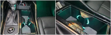 쏘렌토 프레스티지 엠비언트라이트 순정연동으로 풋등까지 시공 / 고양, 일산, 김포, 파주