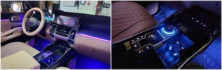 쏘렌토 시그니처 실내무드등튜닝 엠비언트라이트작업 / 고양, 일산, 김포, 파주