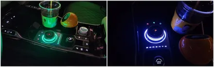 쏘렌토mq4 하이브리드노블레스 엠비언트,기본에 기어다이얼 시공만으로도 분위기 넘 좋네요 / 고양, 일산, 김포, 파주