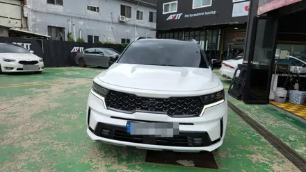 쏘렌토mq4 엠비언트라이트 실내갬성튜닝 컵홀더&조그다이얼무드램프 시공 / 고양, 일산, 김포, 파주