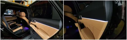 쏘렌토mq4노블레스 순정연동엠비언트무드램프 튜닝 / 고양, 일산, 김포, 파주