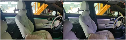 쏘렌토mq4엠비언트무드램프 실내무드조명튜닝 노블레스작업 / 고양, 일산, 김포, 파주