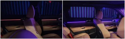 실내감성튜닝 더뉴쏘렌토그래비티 엠비언트무드램프 작업했습니다 / 고양, 일산, 김포, 파주