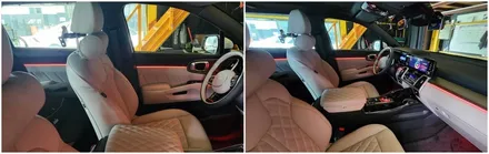 쏘렌토mq4엠비언트무드램프 실내무드조명튜닝 노블레스작업 / 고양, 일산, 김포, 파주