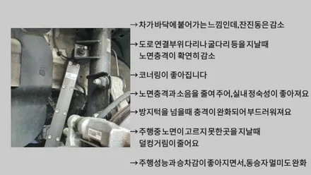 승차감 향상\