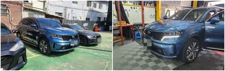 쏘렌토하이브리드 프레스티지 엠비언트무드램프작업 / 고양, 일산, 김포, 파주