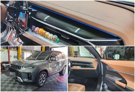 토레스T7 엠비언트작업 실내무드조명튜닝 / 고양, 일산, 김포, 파주