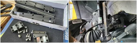 노면충격과 잔진동을 줄여 주어 부드러운 승차감을 느끼는 활대링크튜닝 노이즈캐쳐 토레스에 장착 / 고양, 일산, 김포, 파주