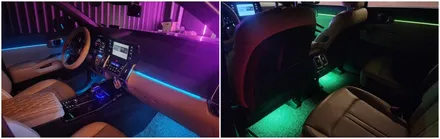 은은한 감성이 느껴지는 쏘렌토mq4 프레스티지 실내엠비언트시공 / 고양, 일산, 김포, 파주