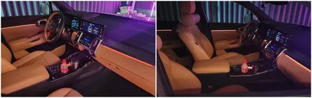 엠비언트라이트 쏘렌토mq4 시그니처 실내무드조명튜닝 했습니다