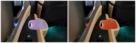 쏘렌토mq4 앰비언트라이트 1열2열 컵홀더 순정교체형으로 시공 / 고양, 일산, 김포, 파주