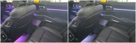 쏘렌토 프레스티지 엠비언트라이트 순정연동으로 풋등까지 시공 / 고양, 일산, 김포, 파주