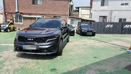 쏘렌토 프레스티지 엠비언트라이트 순정연동으로 풋등까지 시공 / 고양, 일산, 김포, 파주