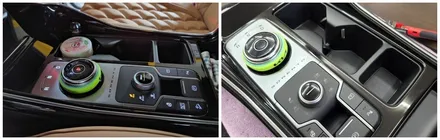 쏘렌토mq4 엠비언트무드램프 대쉬보드와 조그다이얼 및 컵홀더2열까지 순정연동으로 시공 / 고양, 일산, 김포, 파주