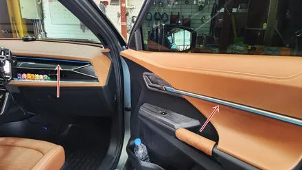 토레스T7 엠비언트작업 실내무드조명튜닝 / 고양, 일산, 김포, 파주