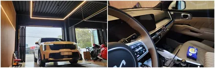 더뉴쏘렌토 하이브리드 시그니처 광량업과 도어엠비언트 및 풋등까지 매끈하게 시공 / 고양, 일산, 김포, 파주