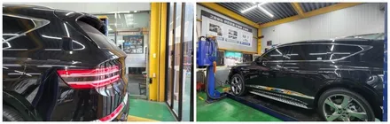 승차감을 좋게 만드는 활대링크튜닝 GV80 노이즈캐쳐 장착 / 고양, 일산, 김포, 파주