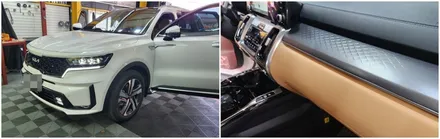 쏘렌토하이브리드노블레스 순정연동엠비언트무드램프작업 / 고양, 일산, 김포, 파주