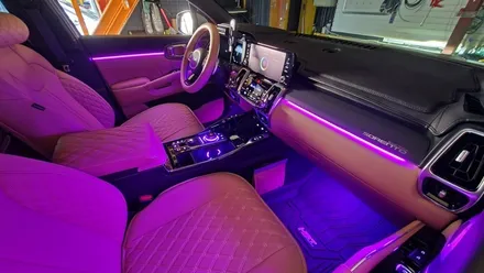 쏘렌토 시그니처 실내무드등튜닝 엠비언트라이트작업 / 고양, 일산, 김포, 파주