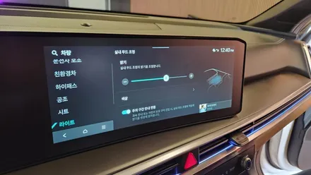 더뉴쏘렌토 하이브리드 노블레스엠비언트 순정연동으로 심플하게 대쉬보드,도어,풋등작업 / 고양, 일산, 김포, 파주