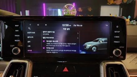쏘렌토MQ4 엠비언트 시공으로 실내감성이 확실히 좋아졌습니다 / 고양, 일산, 김포, 파주