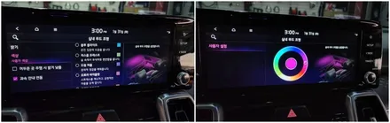 쏘렌토mq4 하이브리드 노블레스 순정연동엠비언트 실내무드조명튜닝 / 고양, 일산, 김포, 파주